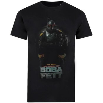 textil Hombre Camisetas manga larga Star Wars: The Book Of Boba Fett  Negro