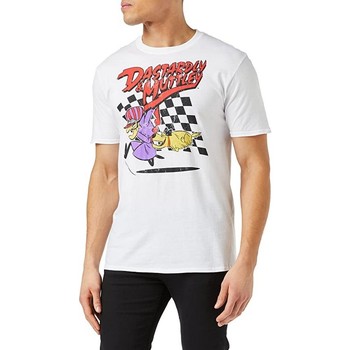 textil Hombre Camisetas manga larga Wacky Races Dastardly & Muttley Blanco
