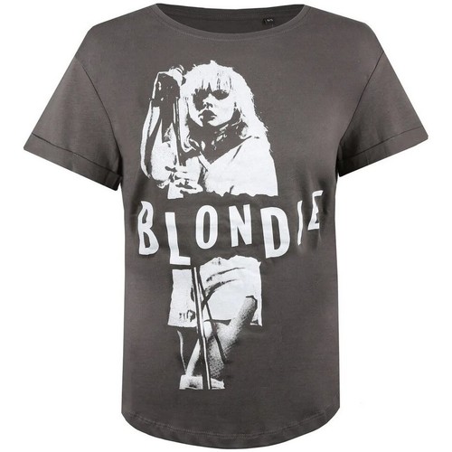 textil Mujer Camisetas manga larga Blondie Singing Blanco