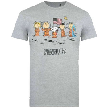 textil Hombre Camisetas manga larga Peanuts  Gris