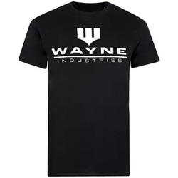 textil Hombre Camisetas manga larga Dessins Animés Wayne Industries Negro