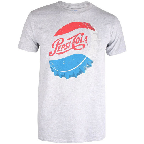 textil Hombre Camisetas manga larga Pepsi TV1166 Gris