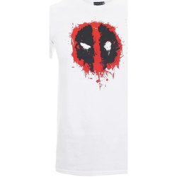 textil Hombre Camisetas manga larga Deadpool TV124 Blanco