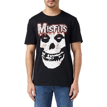 textil Hombre Camisetas manga larga Misfits  Negro