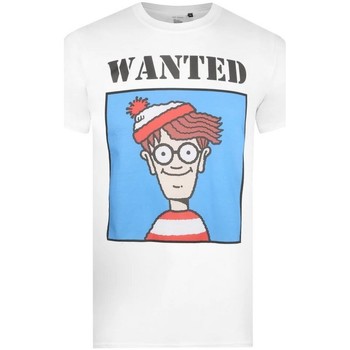 textil Hombre Camisetas manga larga Wheres Wally? TV1269 Blanco