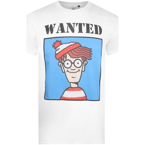 textil Hombre Camisetas manga larga Wheres Wally? TV1269 Blanco