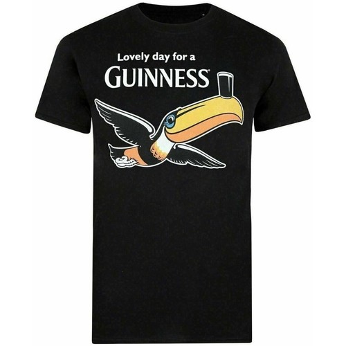 textil Hombre Camisetas manga larga Guinness Lovely Day Negro
