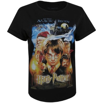 textil Mujer Camisetas manga larga Harry Potter  Negro