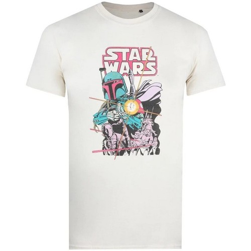 textil Hombre Camisetas manga larga Star Wars: The Book Of Boba Fett Firing Line Beige
