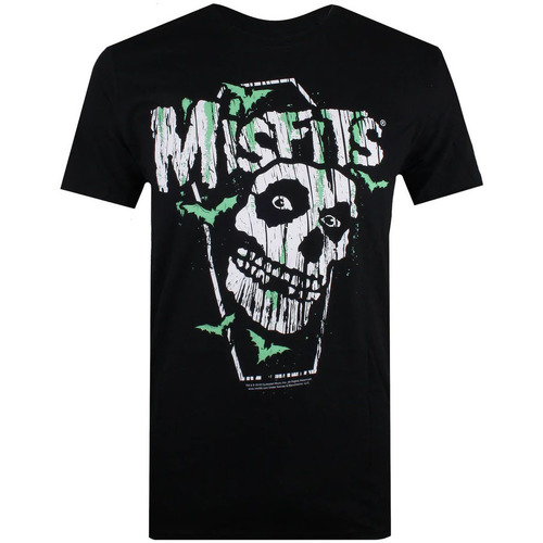 textil Hombre Camisetas manga larga Misfits TV1286 Negro