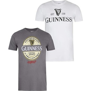 textil Hombre Camisetas manga larga Guinness  Blanco
