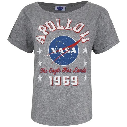textil Mujer Camisetas manga larga Nasa Apollo 11 1969 Gris