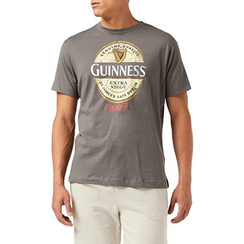 textil Hombre Camisetas manga larga Guinness TV1351 Multicolor