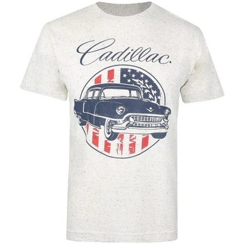 textil Hombre Camisetas manga larga Gm Motors Cadillac Beige