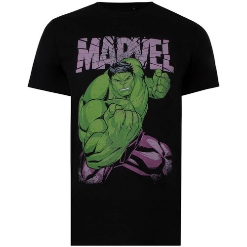 textil Hombre Camisetas manga larga Hulk TV1381 Negro