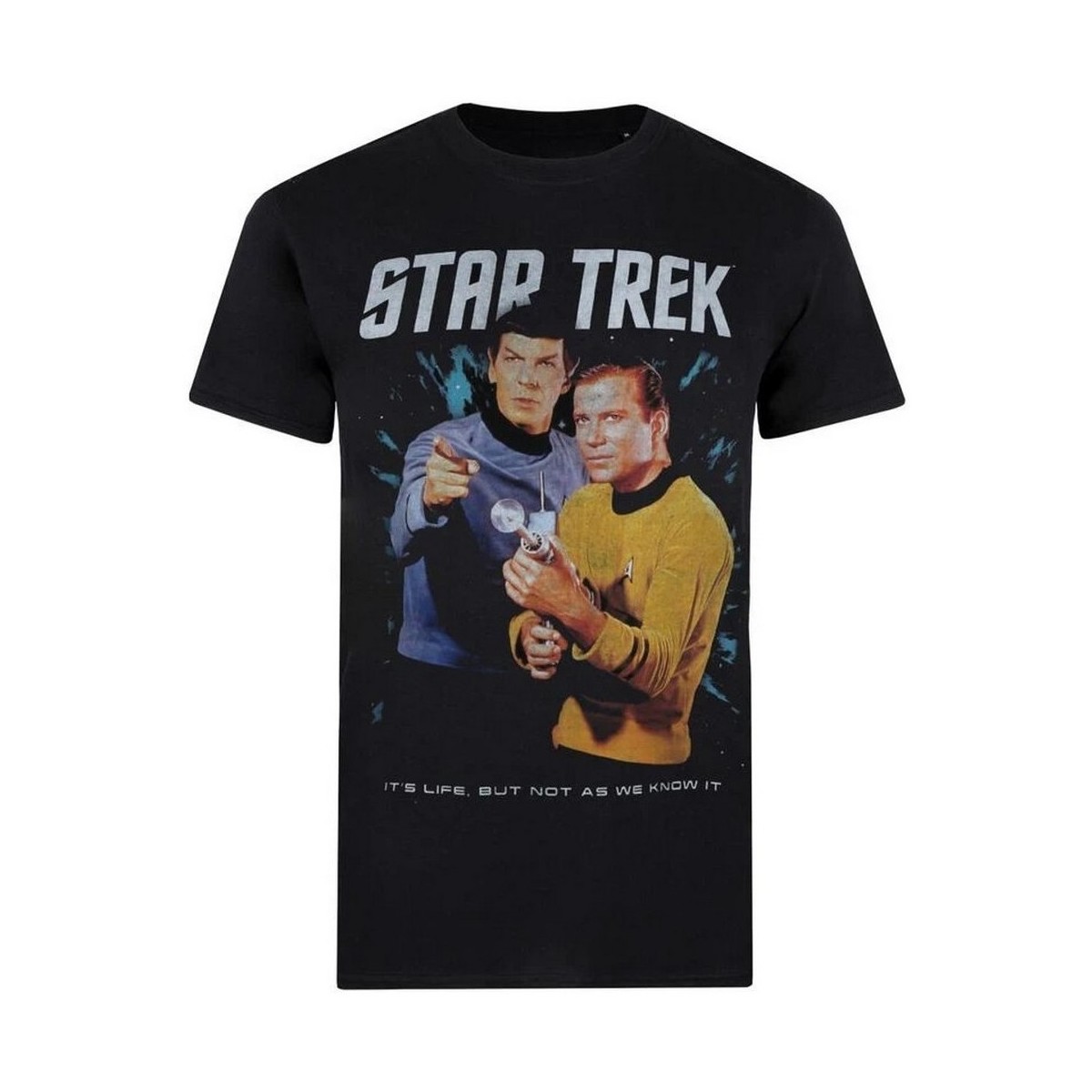 textil Hombre Camisetas manga larga Star Trek It's Life Negro