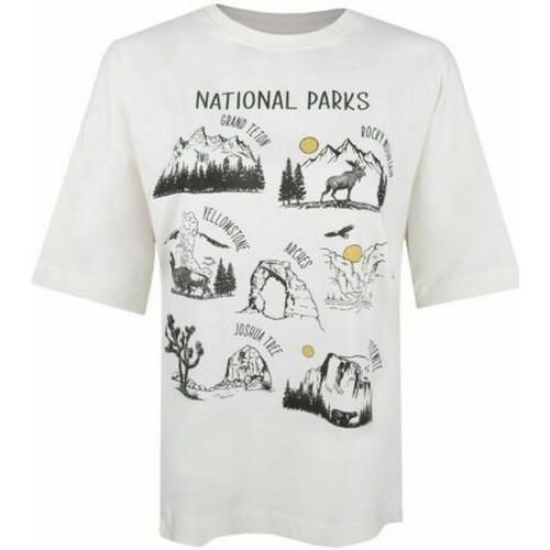 textil Mujer Camisetas manga larga National Parks All The Parks Blanco