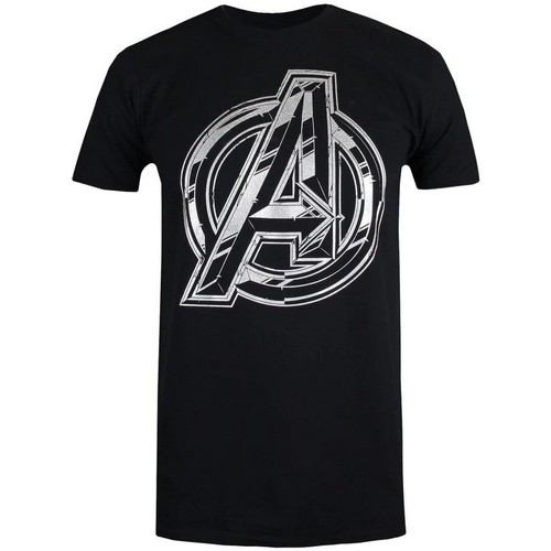 textil Hombre Camisetas manga larga Avengers Infinity War TV1454 Negro