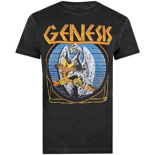 textil Hombre Camisetas manga larga Genesis TV1483 Negro