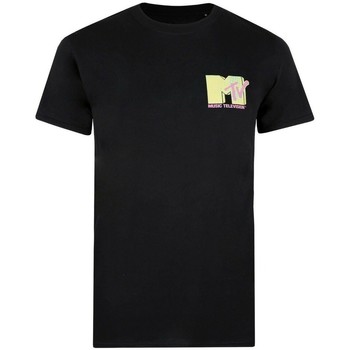 textil Hombre Camisetas manga larga Mtv TV1489 Negro