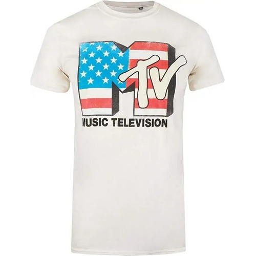 textil Hombre Camisetas manga larga Mtv Americana Beige