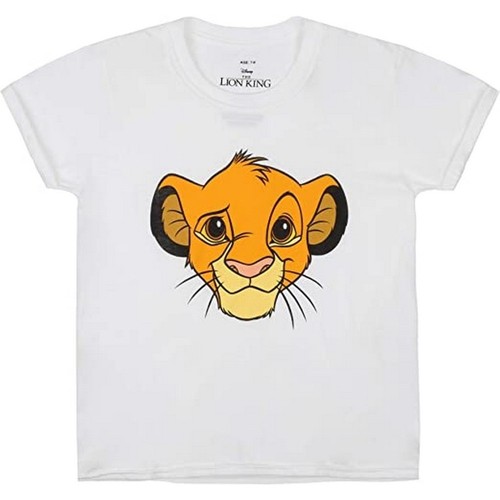 textil Mujer Camisetas manga larga The Lion King TV1525 Blanco