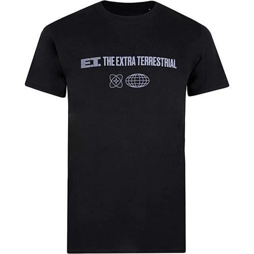 textil Hombre Camisetas manga larga E.t. The Extra-Terrestrial Broadcast Negro