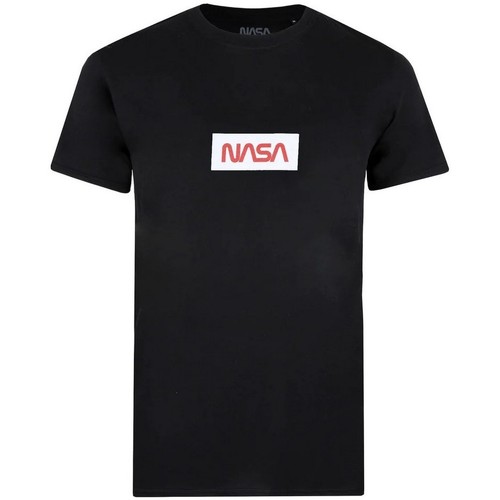 textil Hombre Camisetas manga larga Nasa TV188 Negro