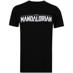 textil Hombre Camisetas manga larga Star Wars: The Mandalorian TV206 Negro