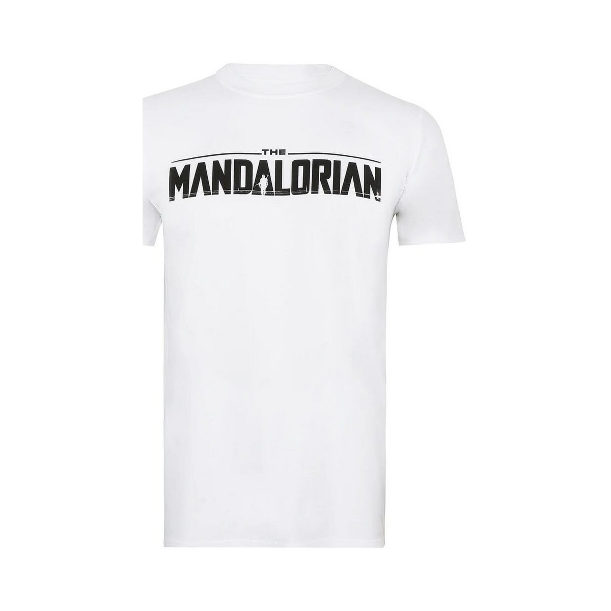 textil Hombre Camisetas manga larga Star Wars: The Mandalorian TV206 Blanco