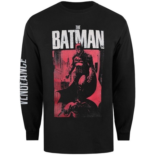 textil Hombre Camisetas manga larga Dessins Animés Gotham City Negro