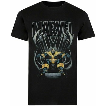 textil Hombre Camisetas manga larga Marvel TV217 Negro