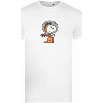 textil Hombre Camisetas manga larga Peanuts  Blanco