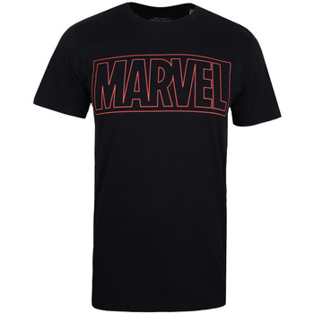 textil Hombre Camisetas manga larga Marvel TV294 Negro