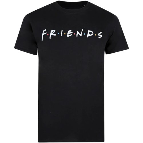 textil Hombre Camisetas manga larga Friends Titles Negro