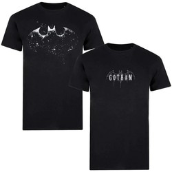 textil Hombre Camisetas manga larga Dessins Animés Gotham Negro