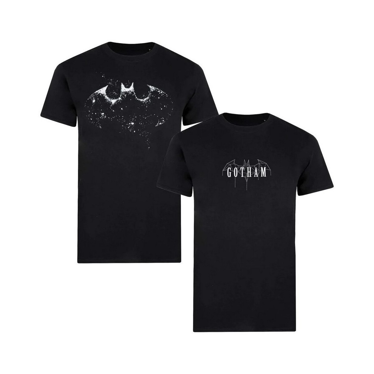 textil Hombre Camisetas manga larga Dessins Animés Gotham Negro