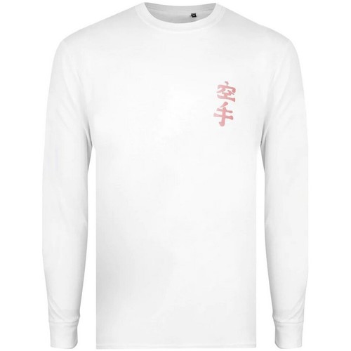 textil Hombre Camisetas manga larga Cobra Kai Miyagi Do Karate Blanco