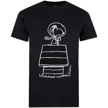 textil Hombre Camisetas manga larga Peanuts  Negro