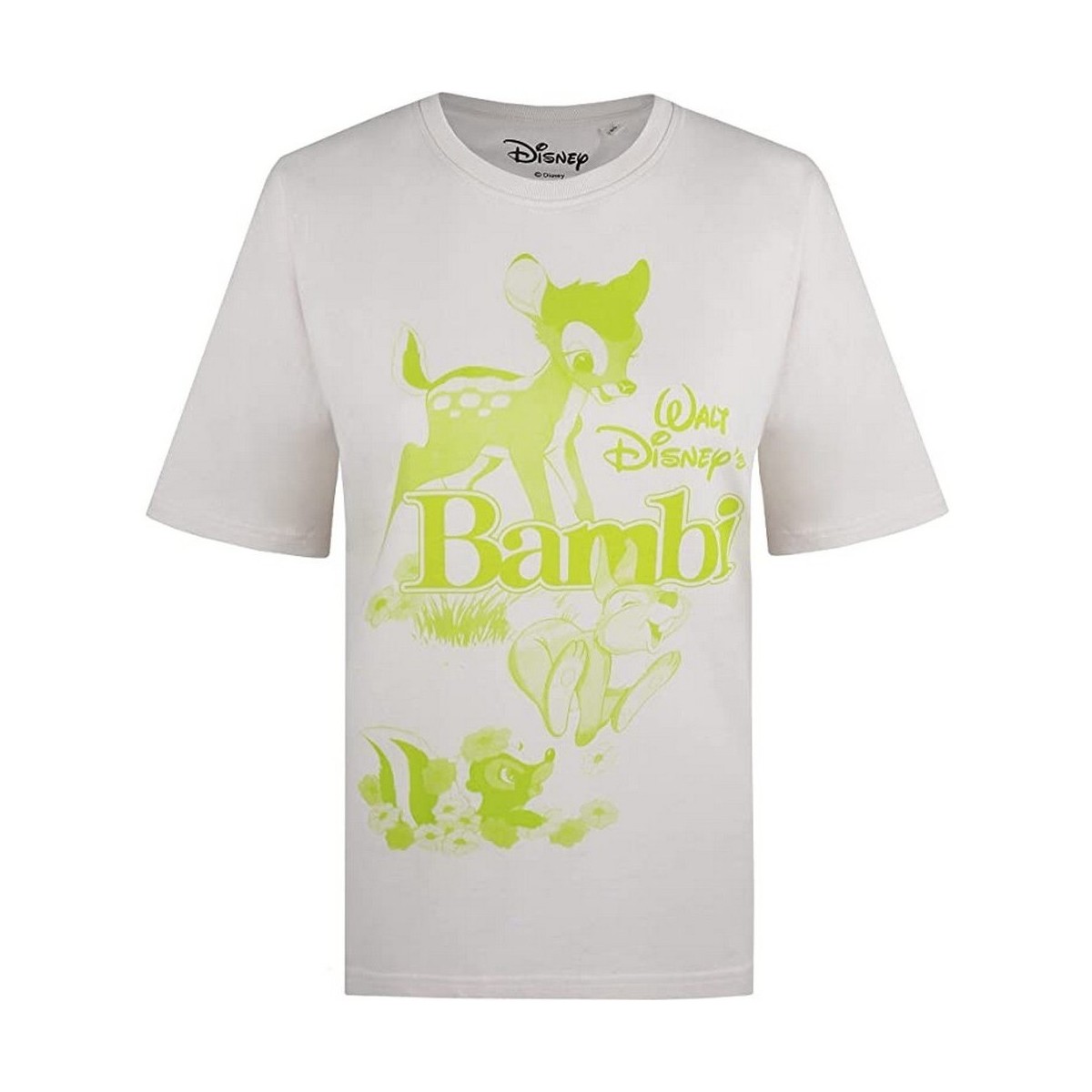 textil Mujer Camisetas manga larga Bambi TV390 Blanco