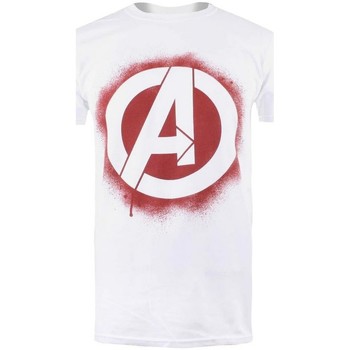 textil Hombre Camisetas manga larga Avengers  Blanco