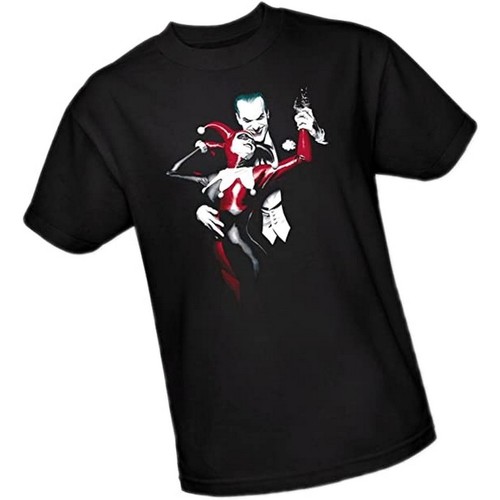 textil Hombre Camisetas manga larga Dessins Animés Joker & Harley Negro