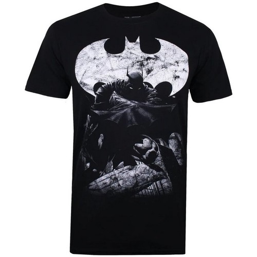 textil Hombre Camisetas manga larga Dessins Animés Dark Knight Negro