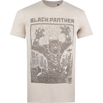 textil Hombre Camisetas manga larga Black Panther  Beige