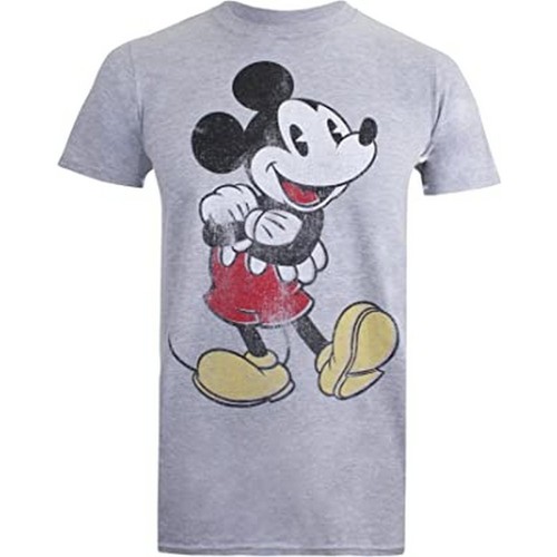 textil Hombre Camisetas manga larga Disney TV533 Gris