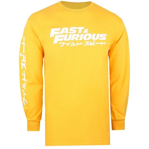 textil Hombre Camisetas manga larga Fast & Furious TV595 Multicolor