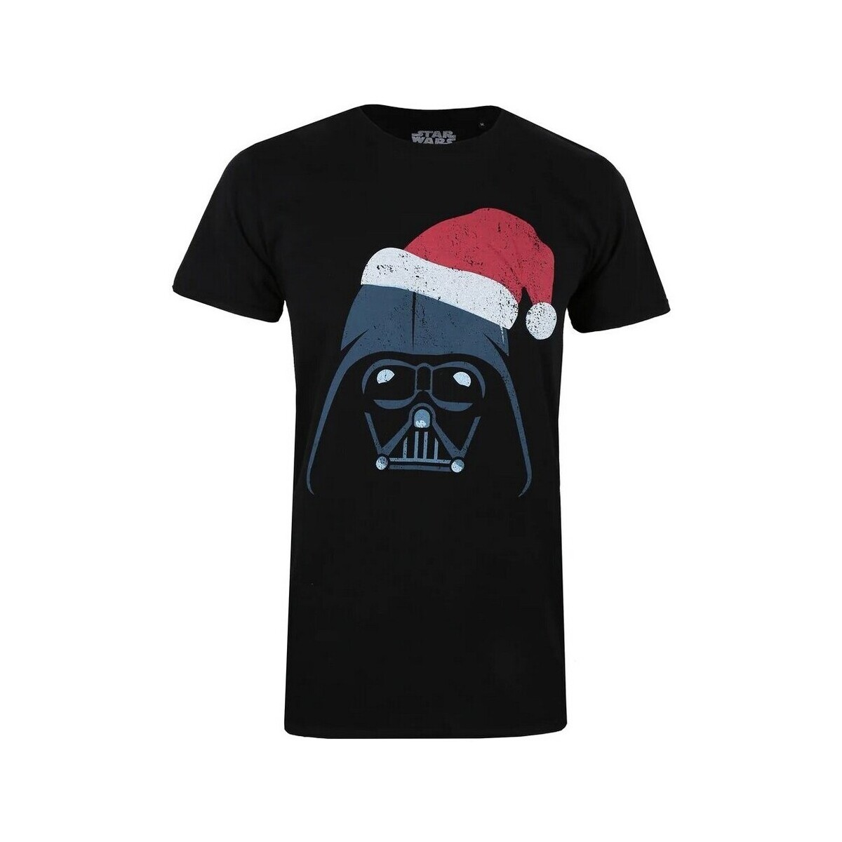 textil Hombre Camisetas manga larga Disney Vader Santa Negro