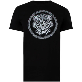 textil Hombre Camisetas manga larga Black Panther  Negro