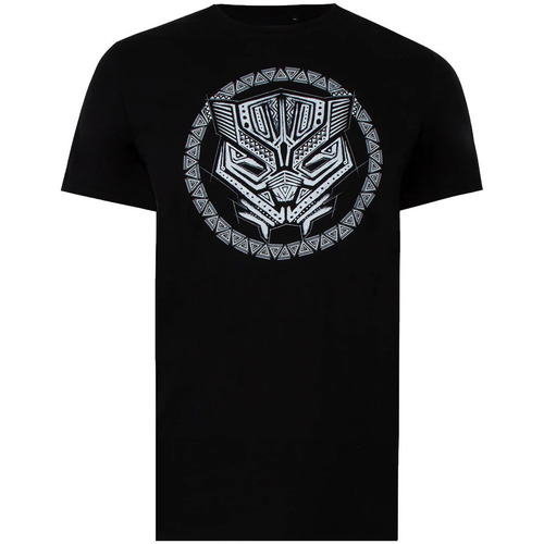 textil Hombre Camisetas manga larga Black Panther TV638 Negro