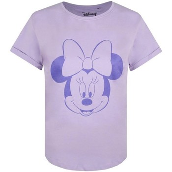 textil Mujer Camisetas manga larga Disney  Violeta